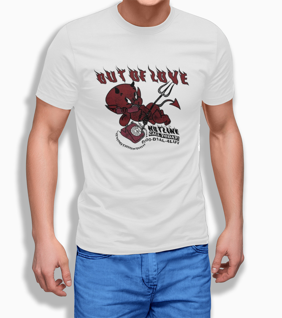 Out Of Love Hot Stuff The Little Devil Phone Comic T-Shirt