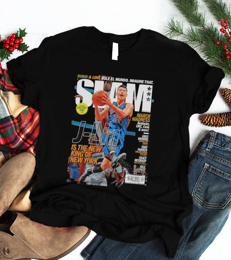 SLAM J Lin Is The New King Of New York Special Collectible Cover T-Shirt