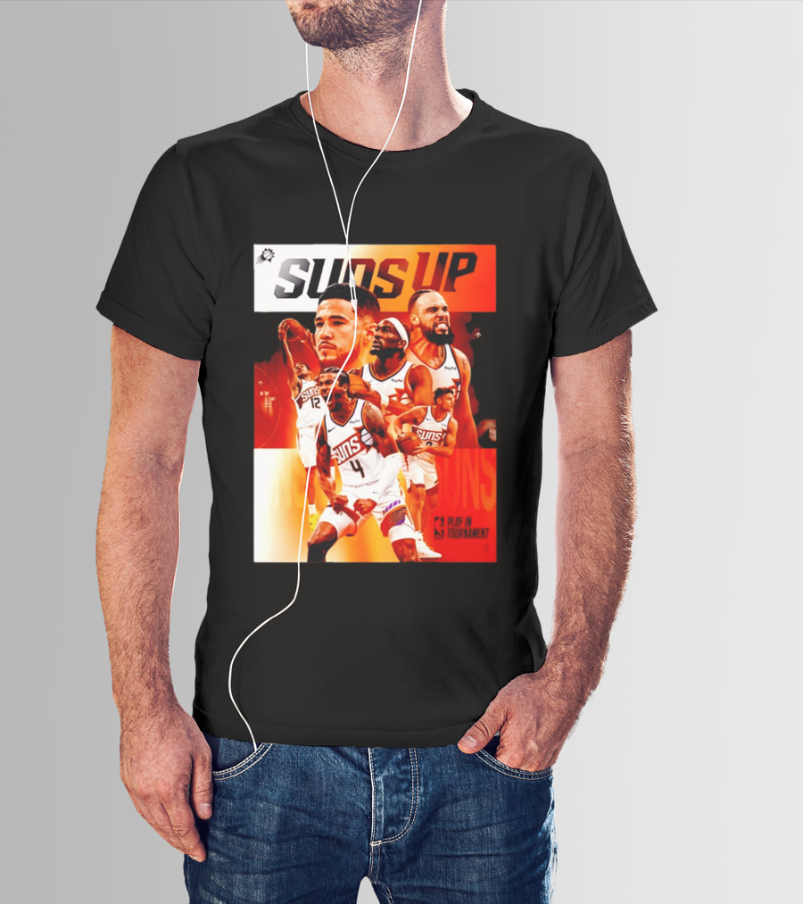 Suns Up Phoenix Suns NBA Play In Tournament 2026 Players On The Court T-Shirt