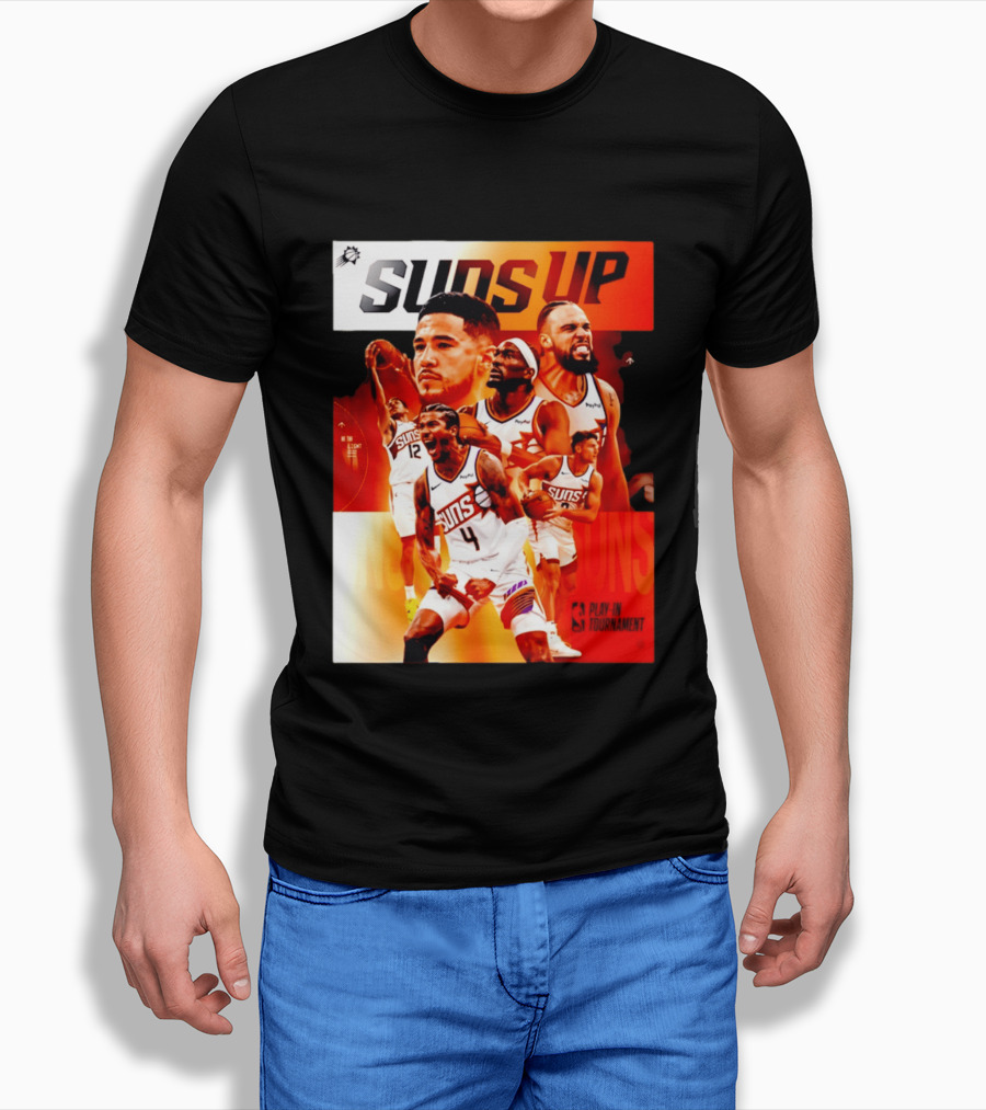 Suns Up Phoenix Suns NBA Play In Tournament 2026 Players On The Court T-Shirt