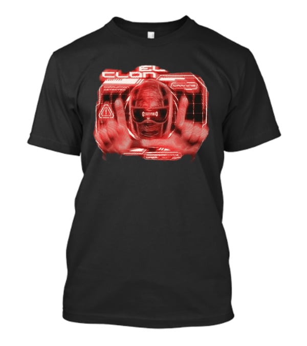 El Clon Warning Corruption Detected Red Alert Image T-Shirt