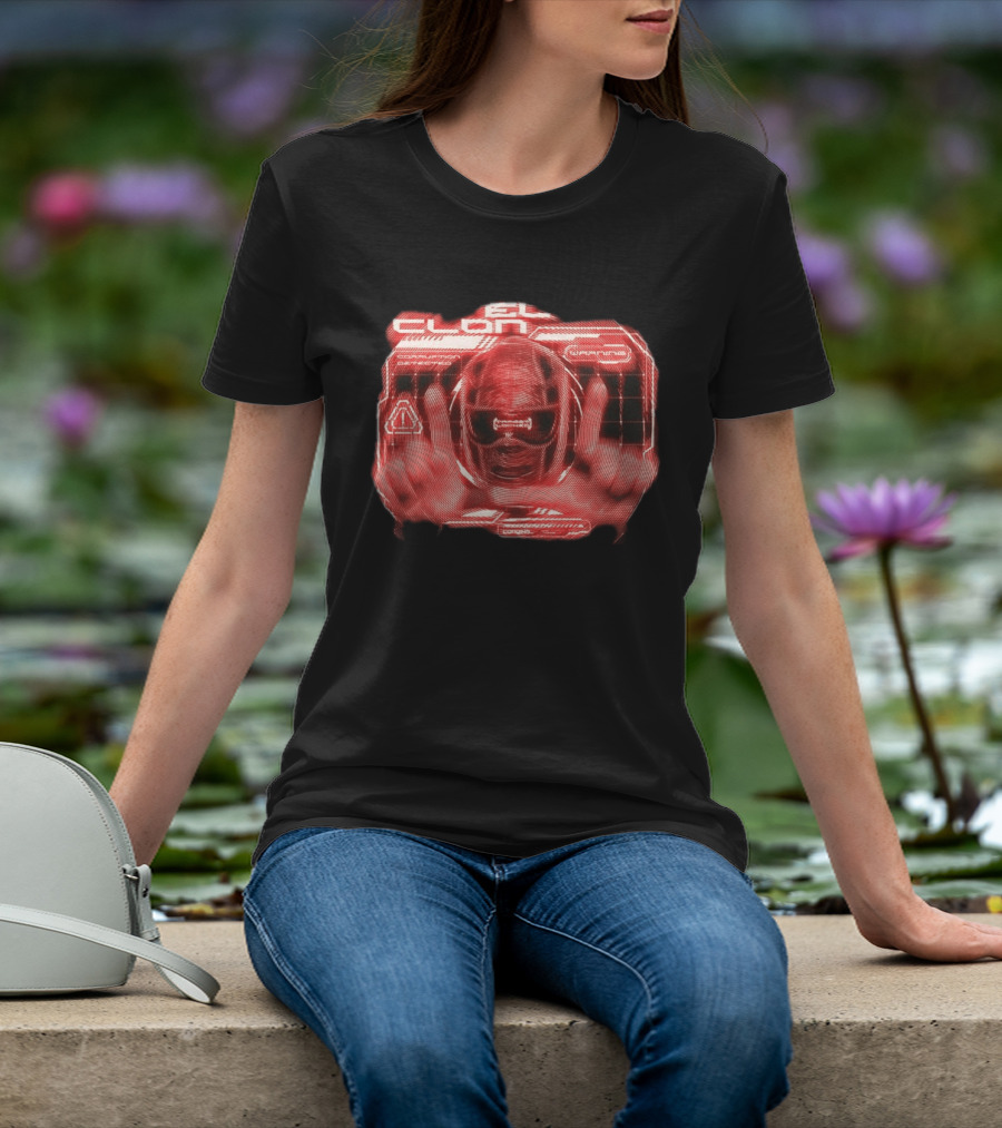 El Clon Warning Corruption Detected Red Alert Image T-Shirt