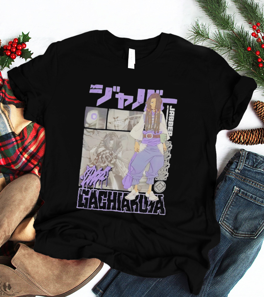 Gachiakuta Jabber Manga Character Panels And Styling T-Shirt