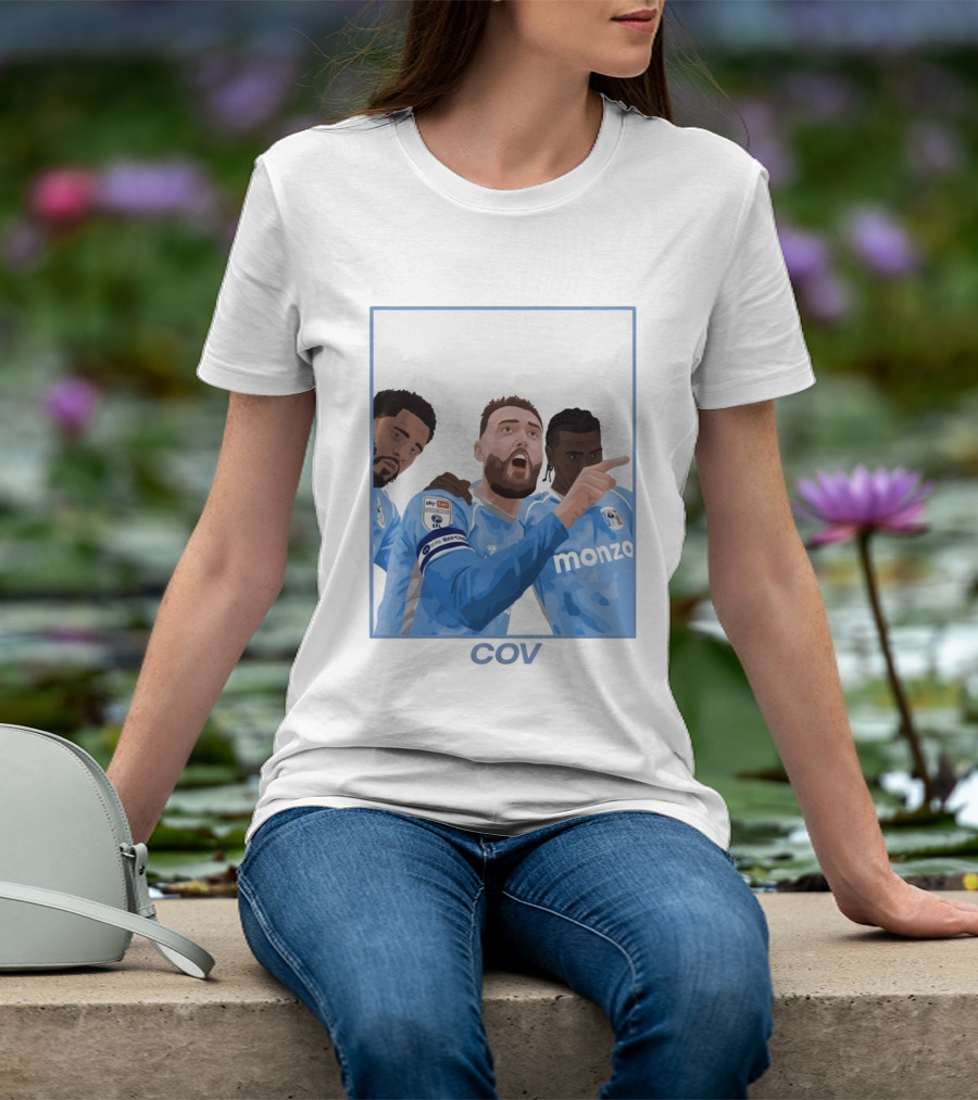 Matt Grimes Coventry City FC Sky Bet EFL Championship Promotion Monza Sponsorship T-Shirt