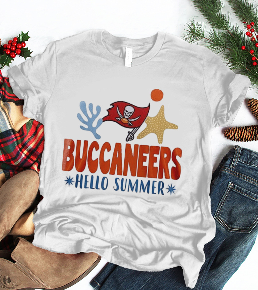 Tampa Bay Buccaneers Summer Fun Scream And Shout School's Out T-Shirt