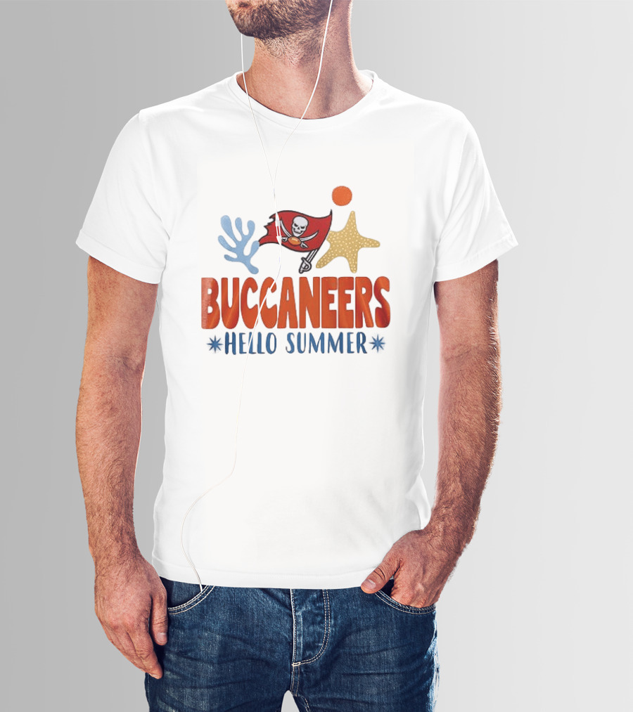 Tampa Bay Buccaneers Summer Fun Scream And Shout School's Out T-Shirt