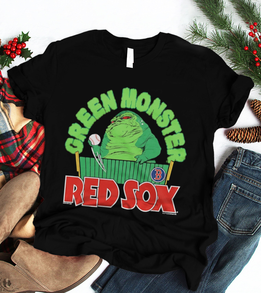 Boston Red Sox Green Monster Star Wars Hutt Baseball T-Shirt