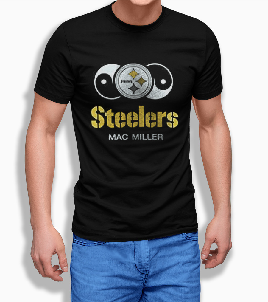 Steelers Mac Miller Mitchell And Ness Pittsburgh Collaboration T-Shirt