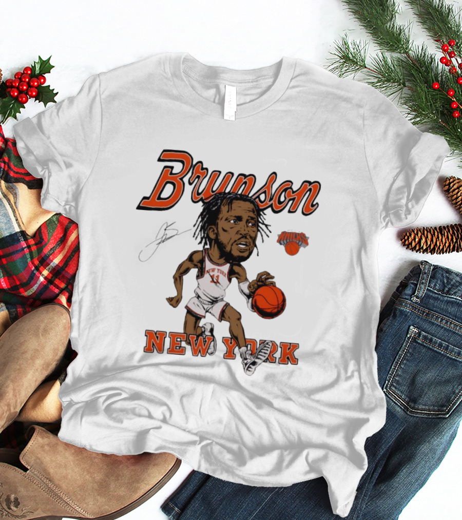 Brunson New York Knicks Basketball Player Tri Blend T-Shirt