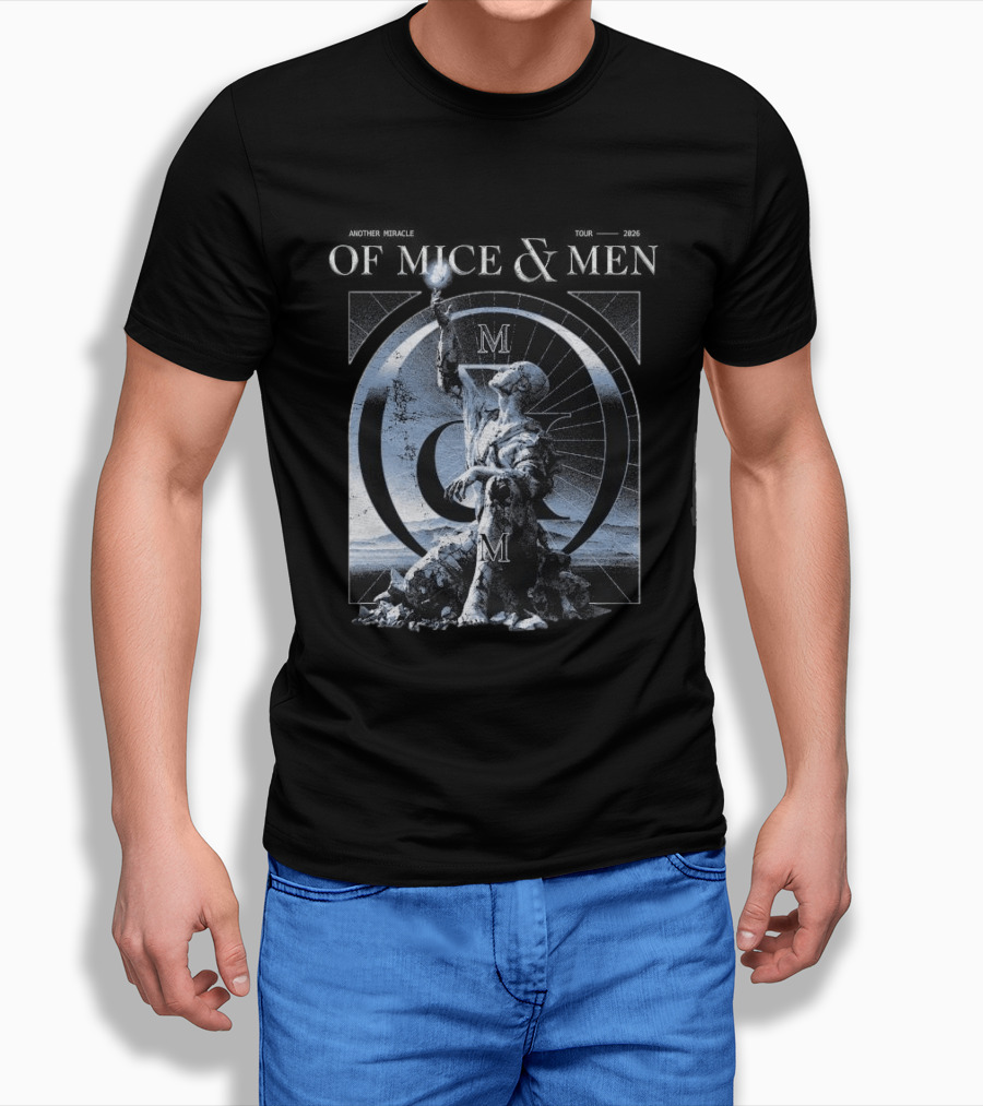 Of Mice & Men Another Miracle Tour 2026 Australia Dates And Locations T-Shirt