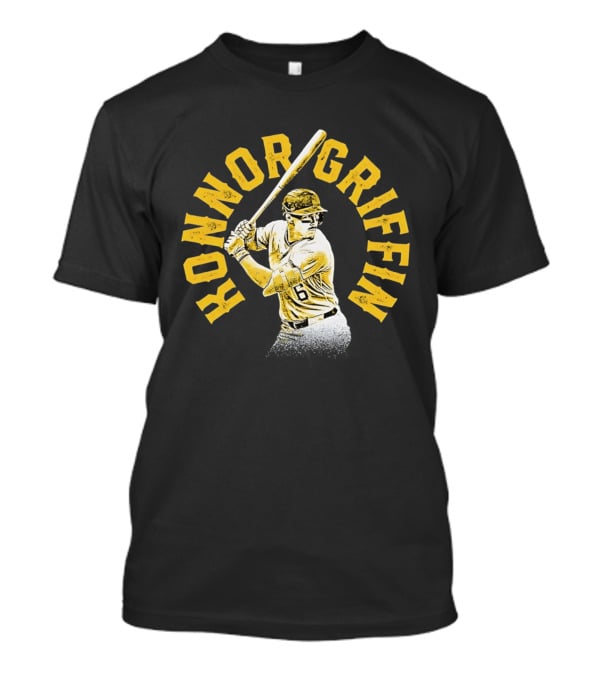 Pittsburgh Pirates Konnor Griffin Number 6 Baseball Swing T-Shirt