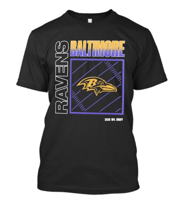 Baltimore Ravens NFL Draft 2026 T-Shirt