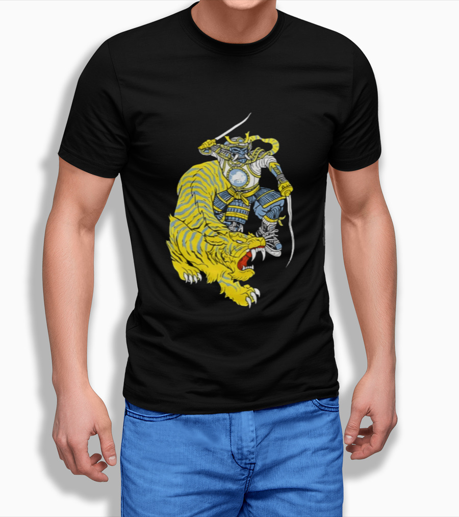 Buffalo Sabres Knight Battling Fierce Sabretooth Tiger T-Shirt