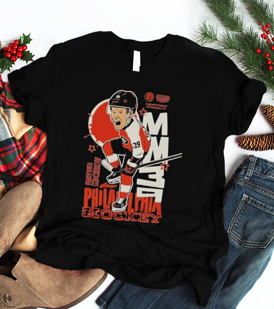 Matvei Michkov 39 Philadelphia Hockey Player MM 39 T-Shirt