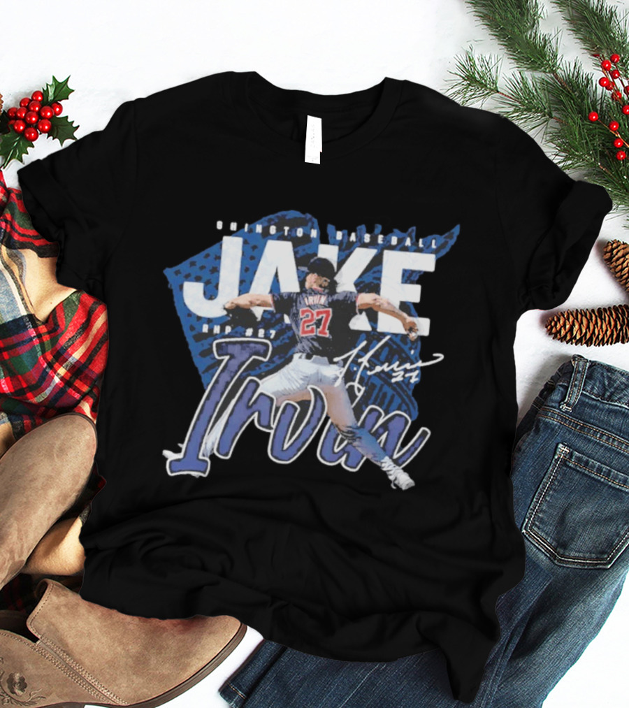 Jake Irvin Washington Baseball RHP 27 T-Shirt
