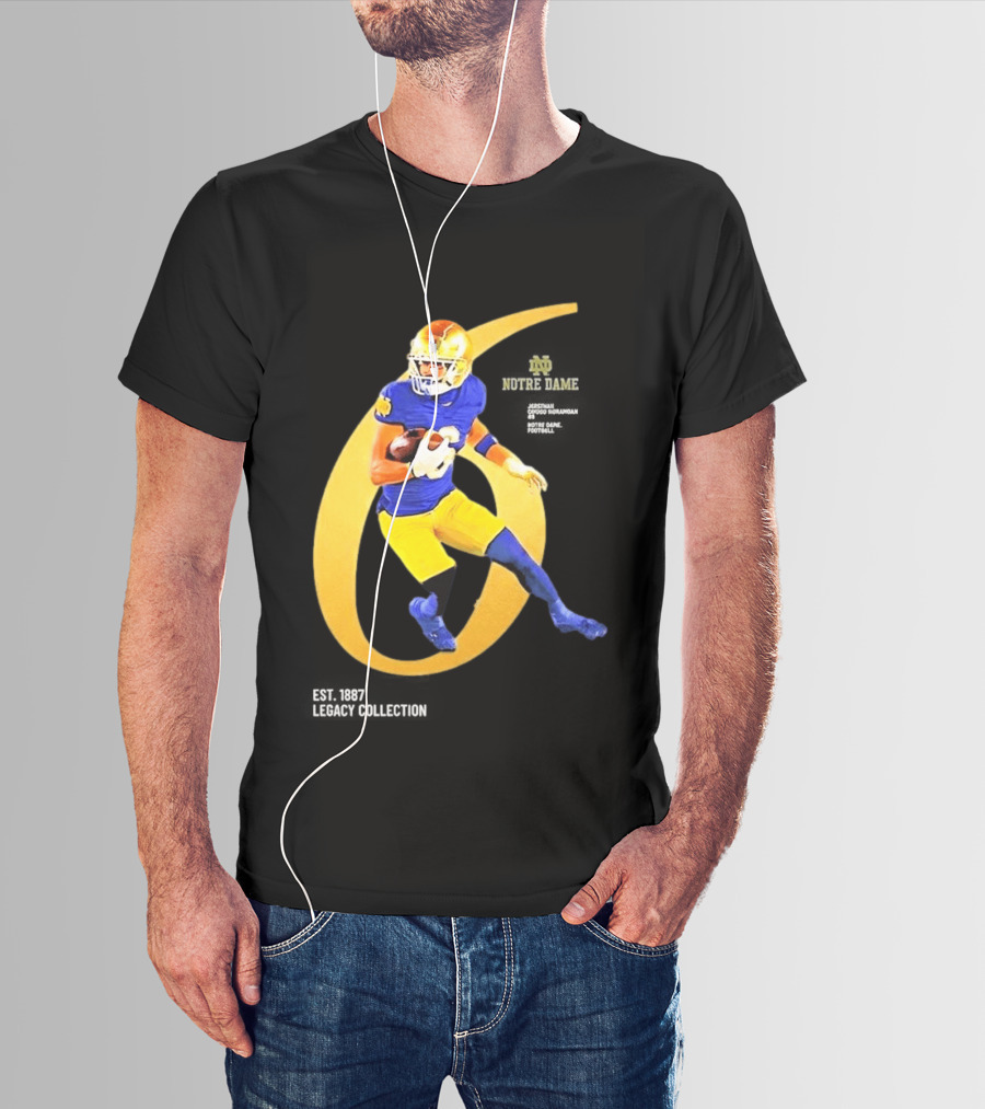 Jordan Faison Notre Dame Fighting Irish 2026 Breakthrough Series NIL Football T-Shirt