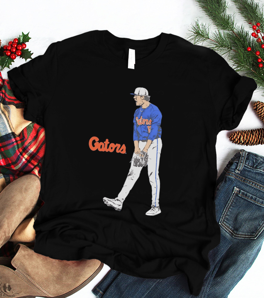 Liam Peterson Florida Gators Baseball Intense Scream Moment T-Shirt