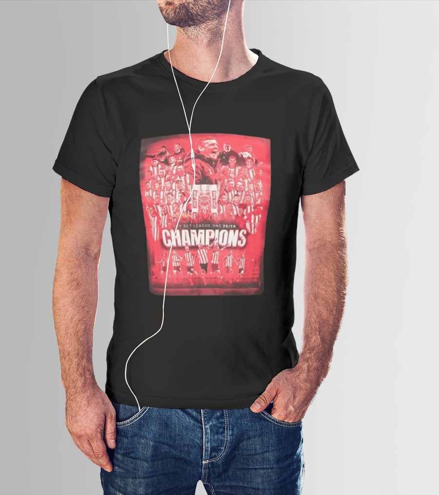 Sky Bet League One 25 26 Lincoln City Champions T-Shirt
