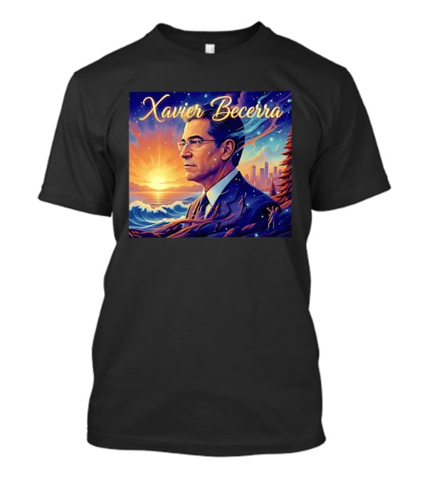 Xavier Becerra California Sunset Ocean Landscape T-Shirt