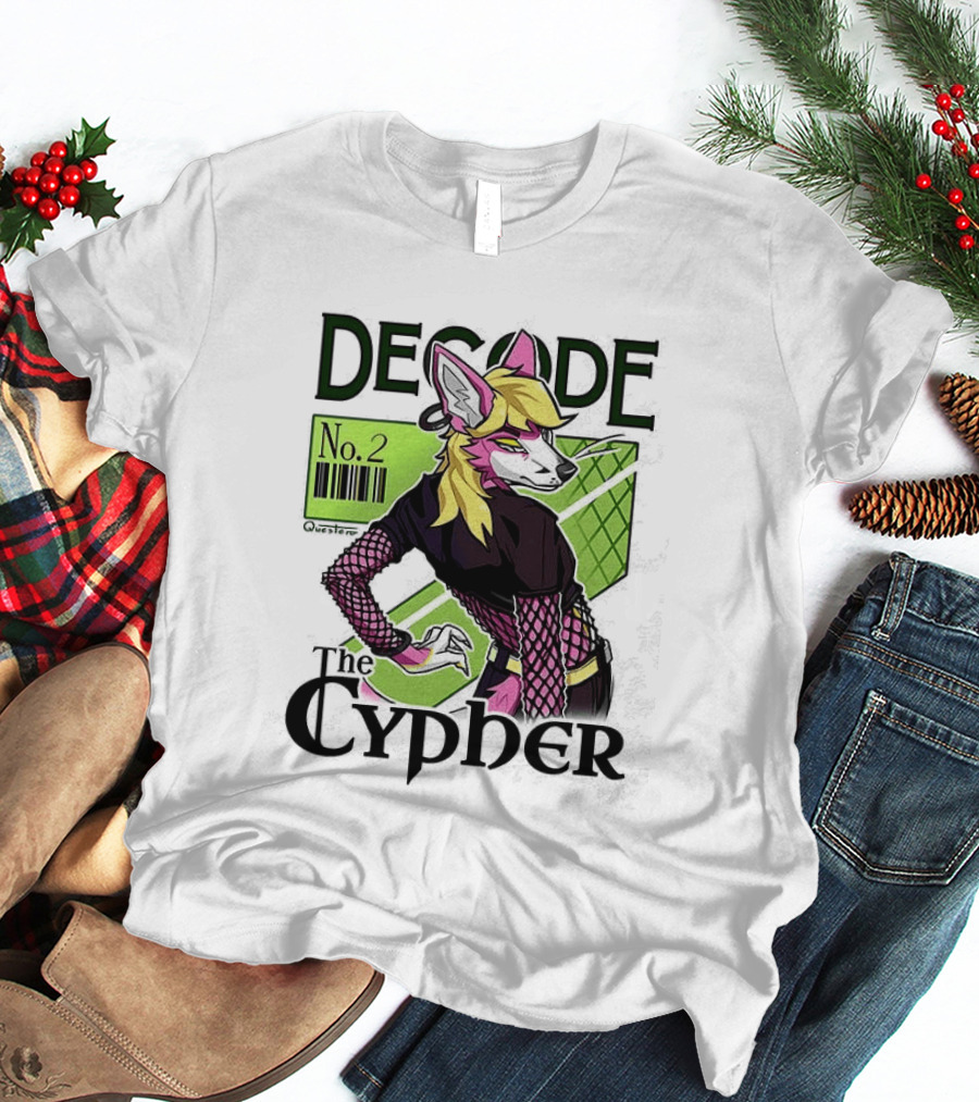 Decode The Cypher No.2 Retro Futuristic Vibe T-Shirt