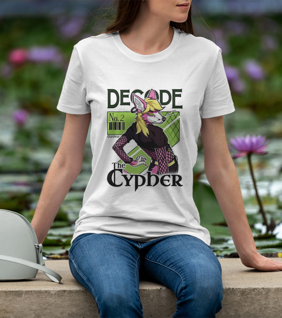 Decode The Cypher No.2 Retro Futuristic Vibe T-Shirt