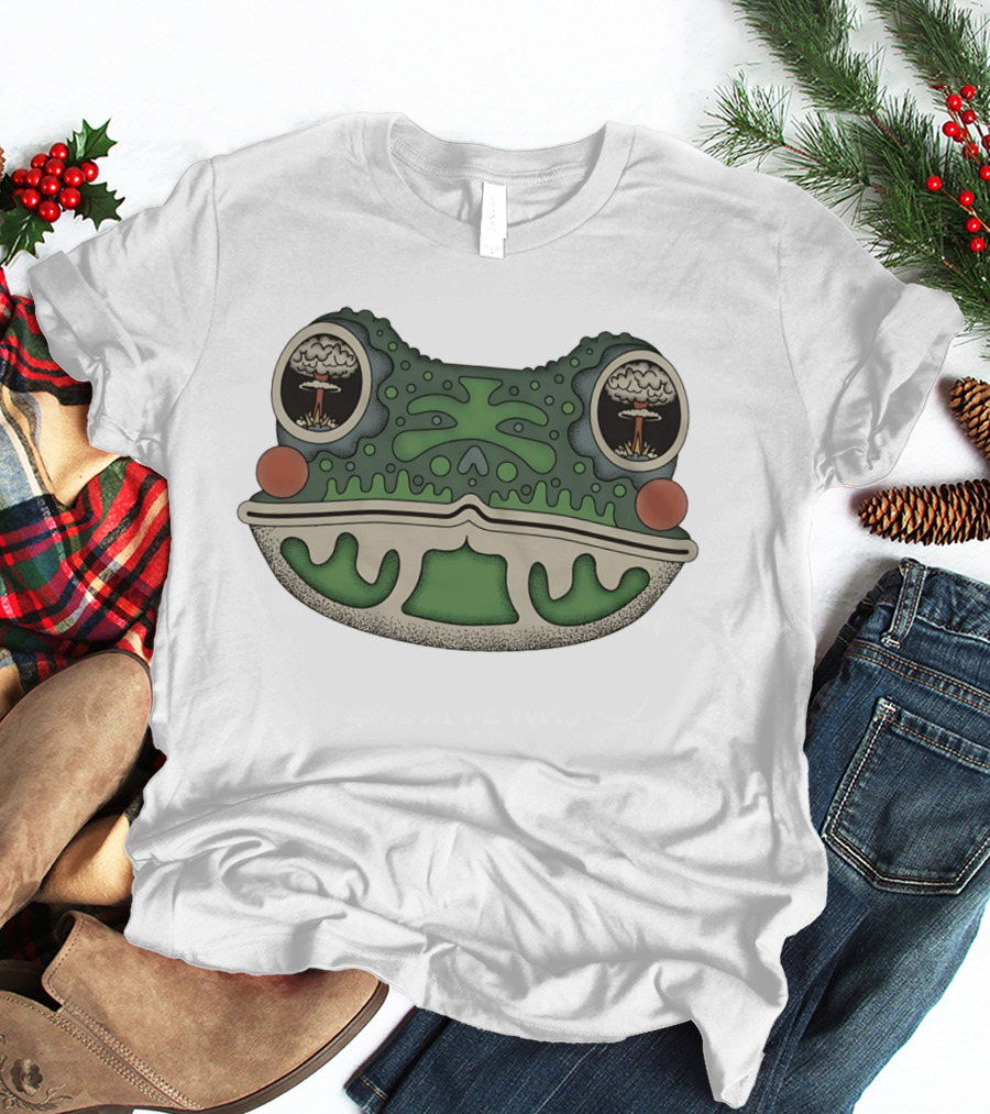 Toad Toadal Destruction Atomic Bomb Eyes Frog T-Shirt