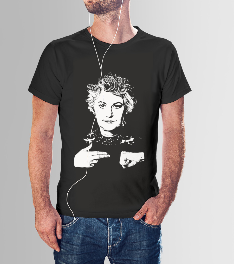 Bea Arthur Meets Hip Hop Legends Run The Jewels Fusion T-Shirt
