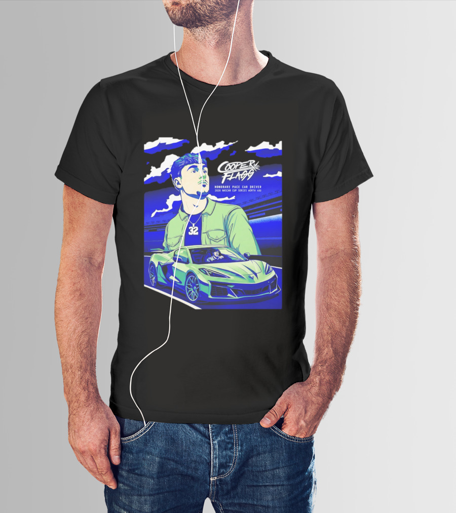 Cooper Flagg 2026 Honorary Pace Car Driver Nascar Cup Series Worth 400 T-Shirt
