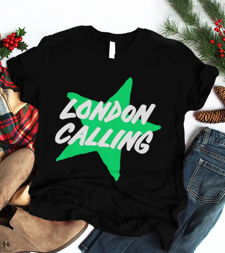 Dallas Stars London Calling The Clash Hockey Star T-Shirt