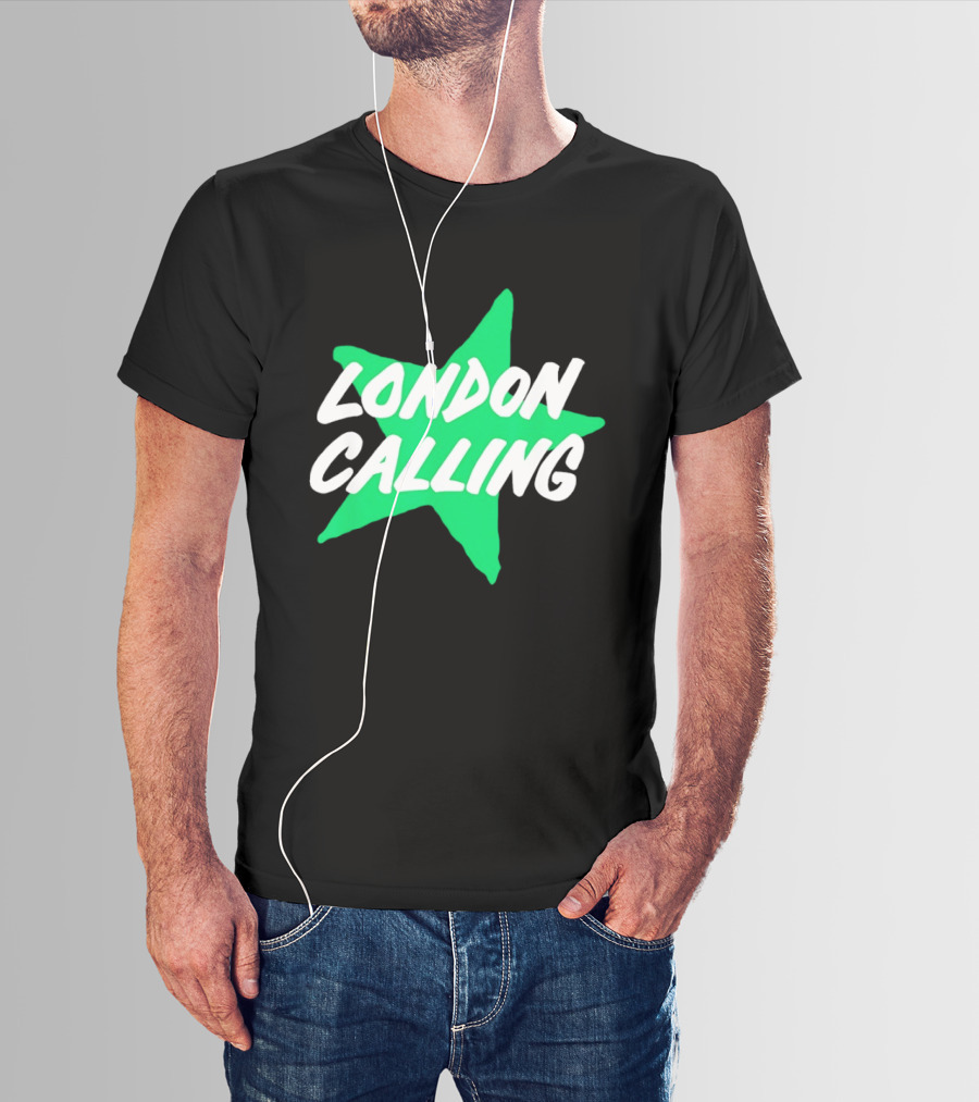 Dallas Stars London Calling The Clash Hockey Star T-Shirt