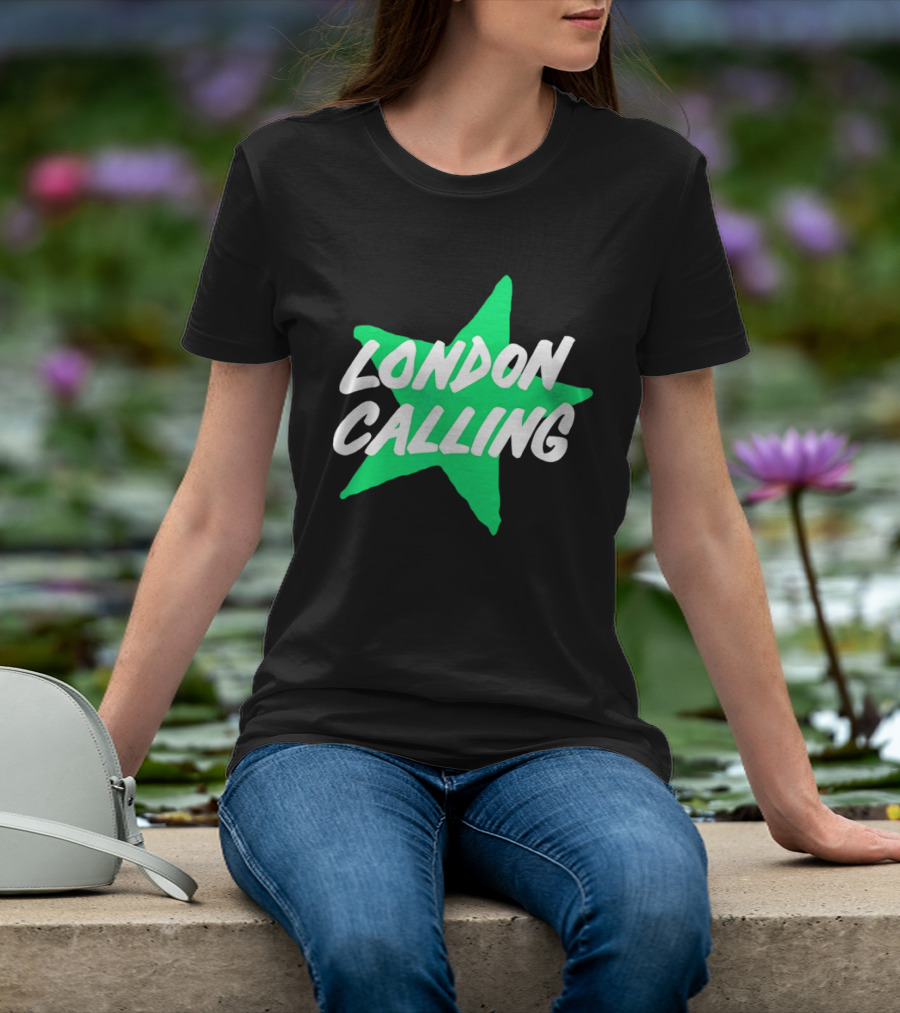 Dallas Stars London Calling The Clash Hockey Star T-Shirt