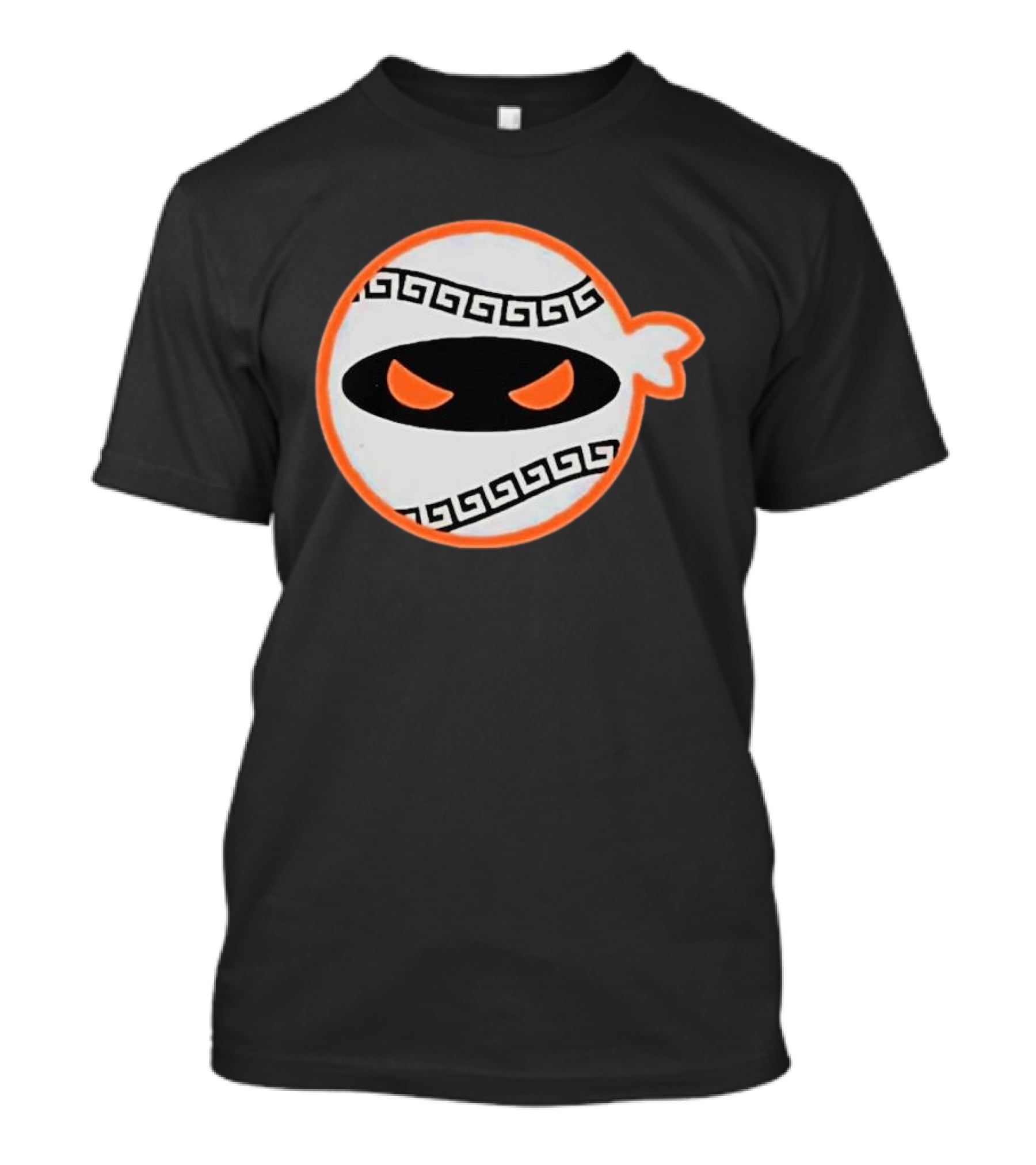 San Francisco Giants Pitching Ninja Baseball Greek Style Mask T-Shirt