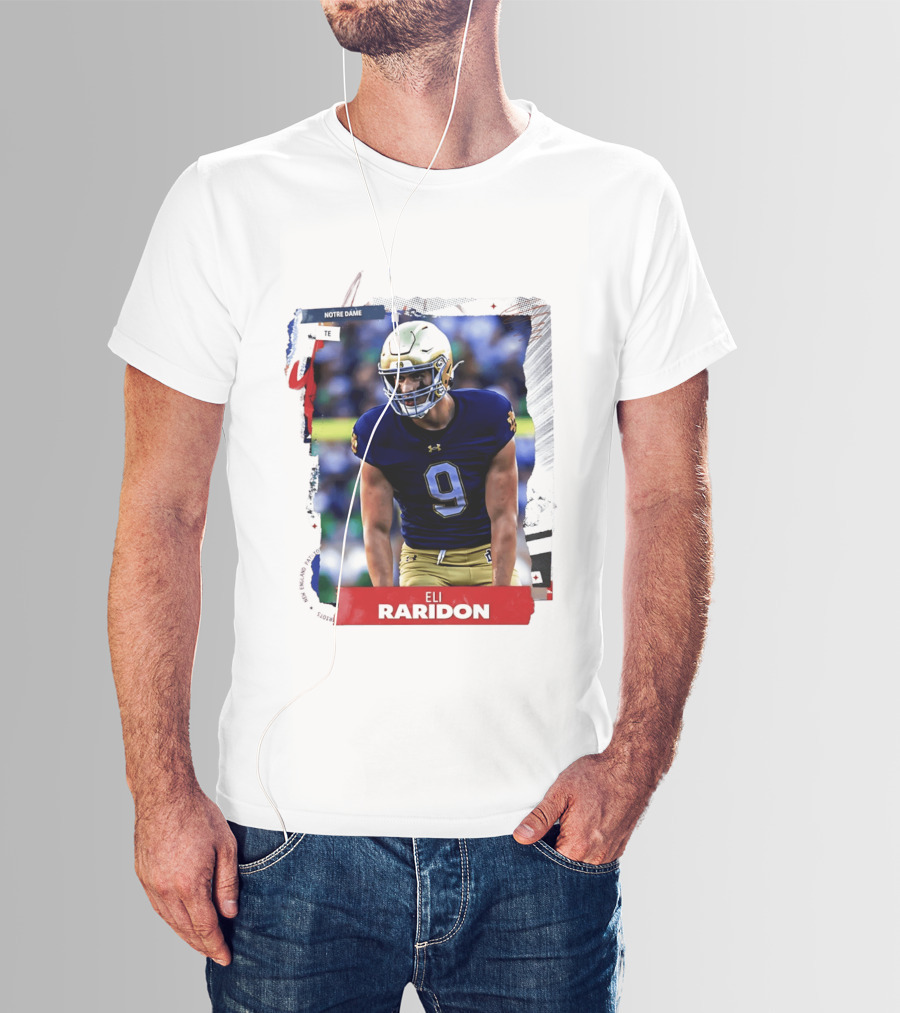 Notre Dame Tight End Eli Raridon 2206 Draft Prospect T-Shirt