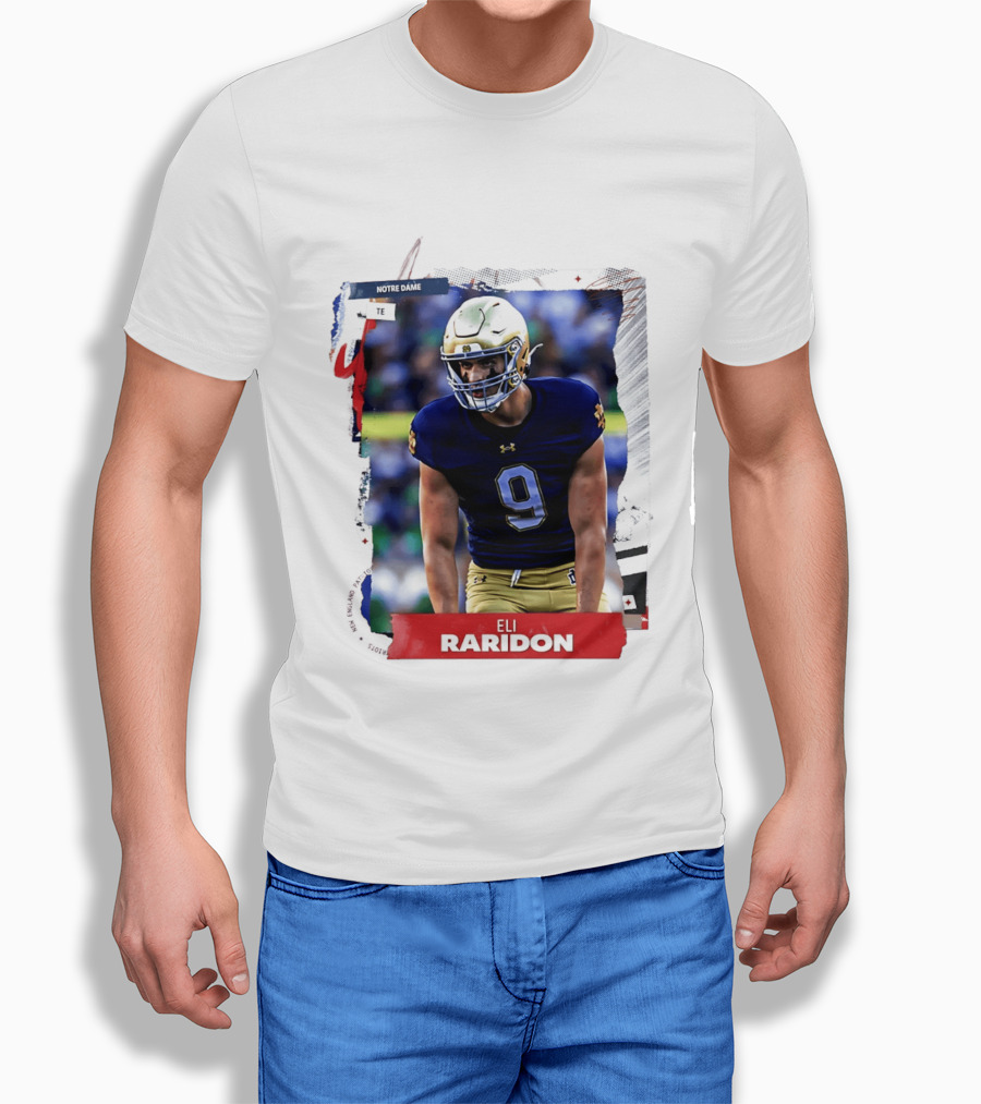 Notre Dame Tight End Eli Raridon 2206 Draft Prospect T-Shirt