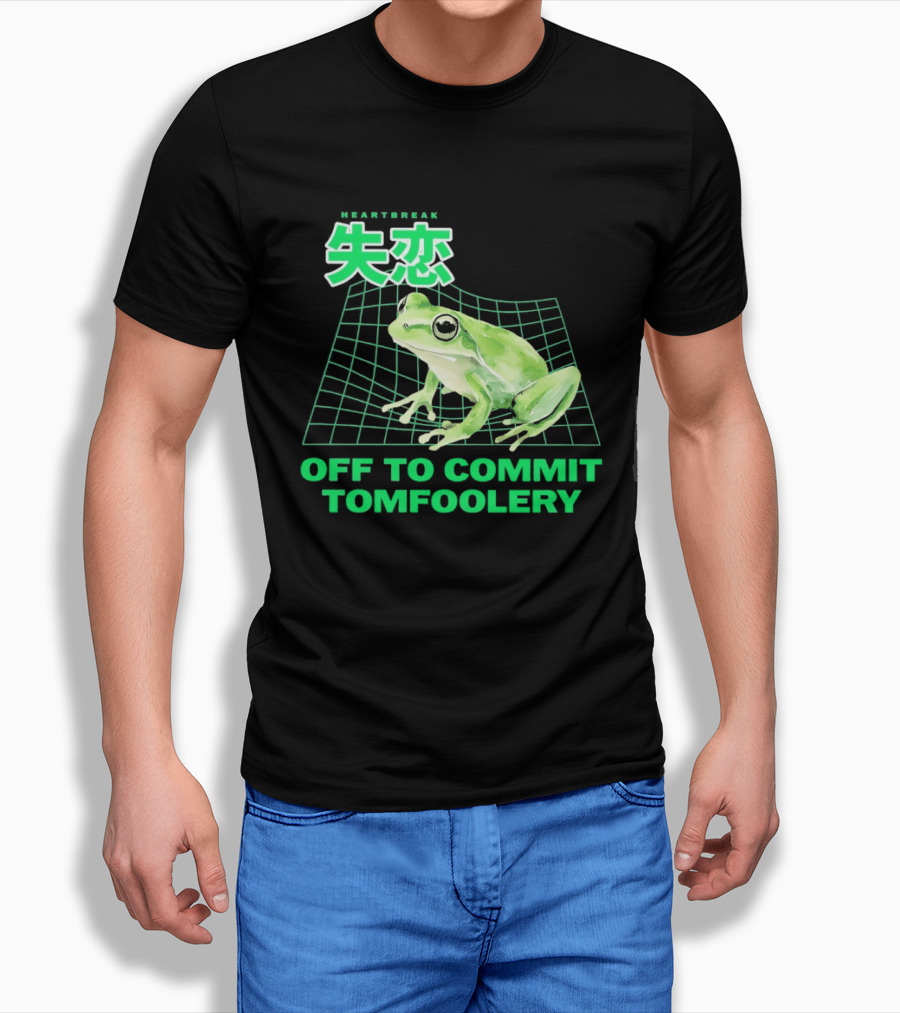Off To Commit Tomfoolery Frog T-Shirt