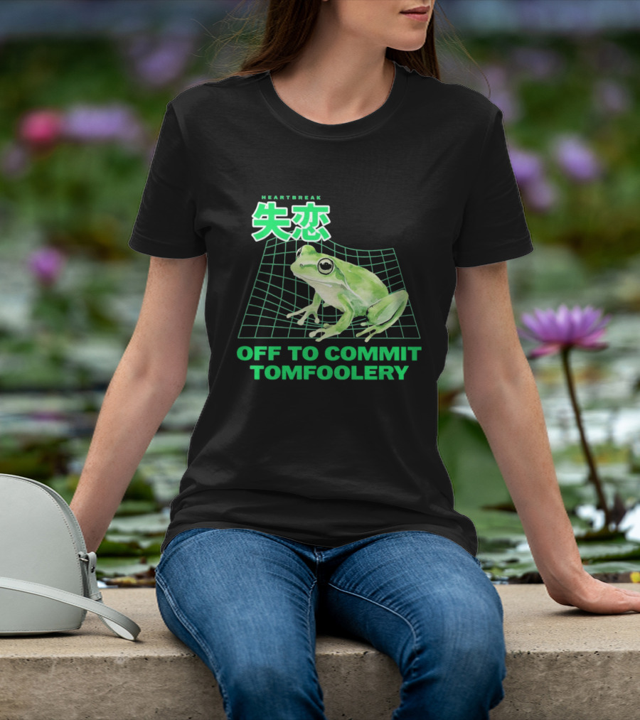 Off To Commit Tomfoolery Frog T-Shirt