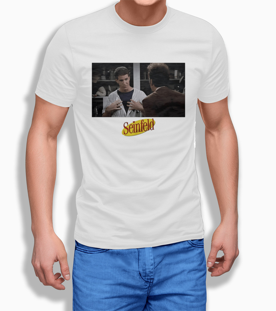 Seinfeld Kramer O'Neill Yankees Crossover Scene T-Shirt