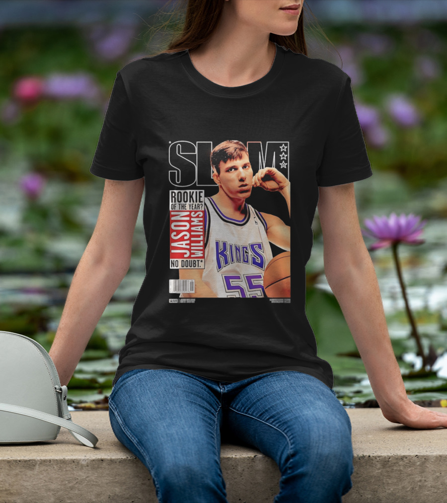 Jason Williams Rookie Of The Year No Doubt Sacramento Kings Slam Cover NBA T-Shirt