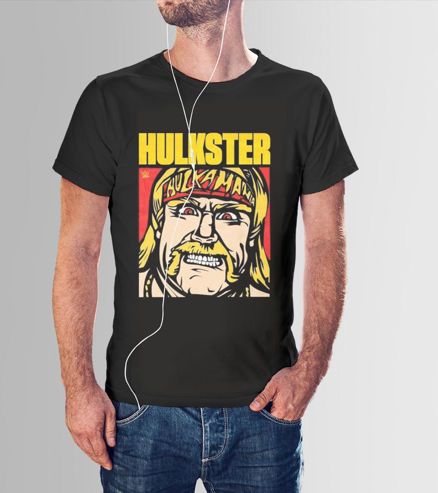 WWE Hulkster Hulkamania Cartoon T-Shirt