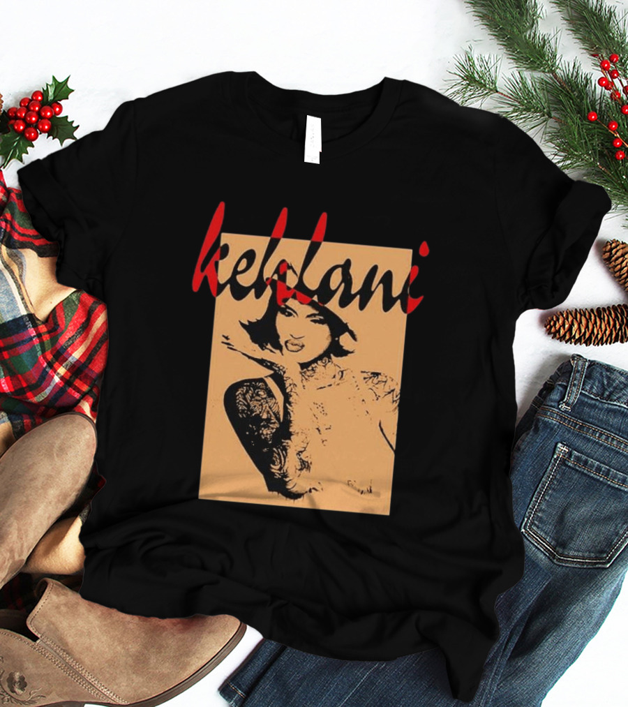 Kehlani 2026 Album Tattoo Art Style Monochrome T-Shirt