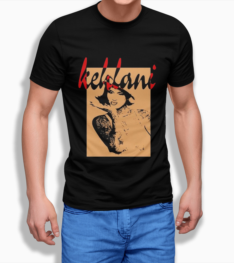 Kehlani 2026 Album Tattoo Art Style Monochrome T-Shirt