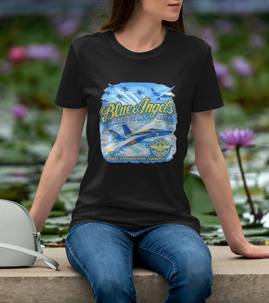 Blue Angels United States Navy U.S. Navy Aviation Flight Demonstration Squadron T-Shirt