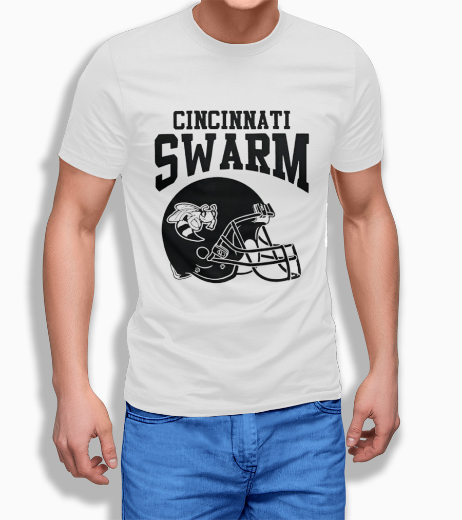 Cincinnati Swarm Hornet Football Helmet 2026 T-Shirt