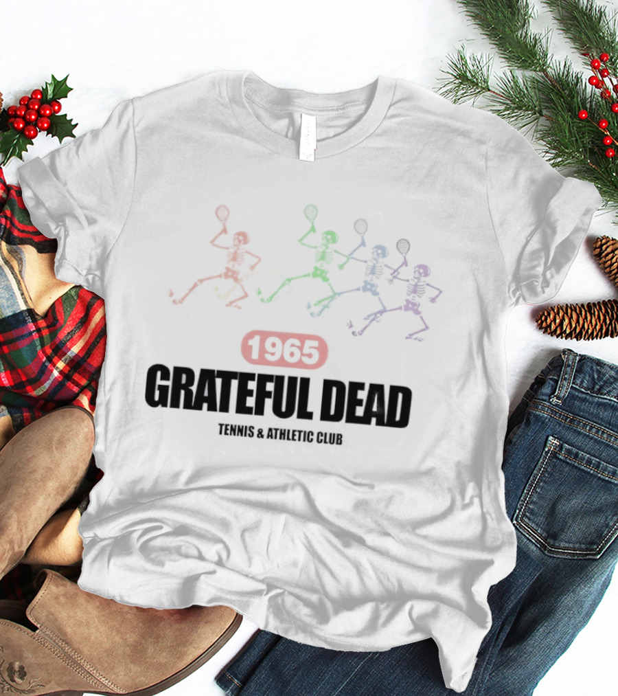 Grateful Dead 1965 Colorful Athletics Tennis Club T-Shirt