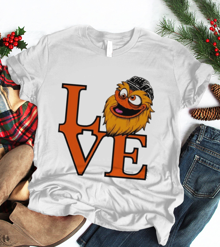 Philadelphia Flyers Gritty Love NHL Hockey 2026 T-Shirt