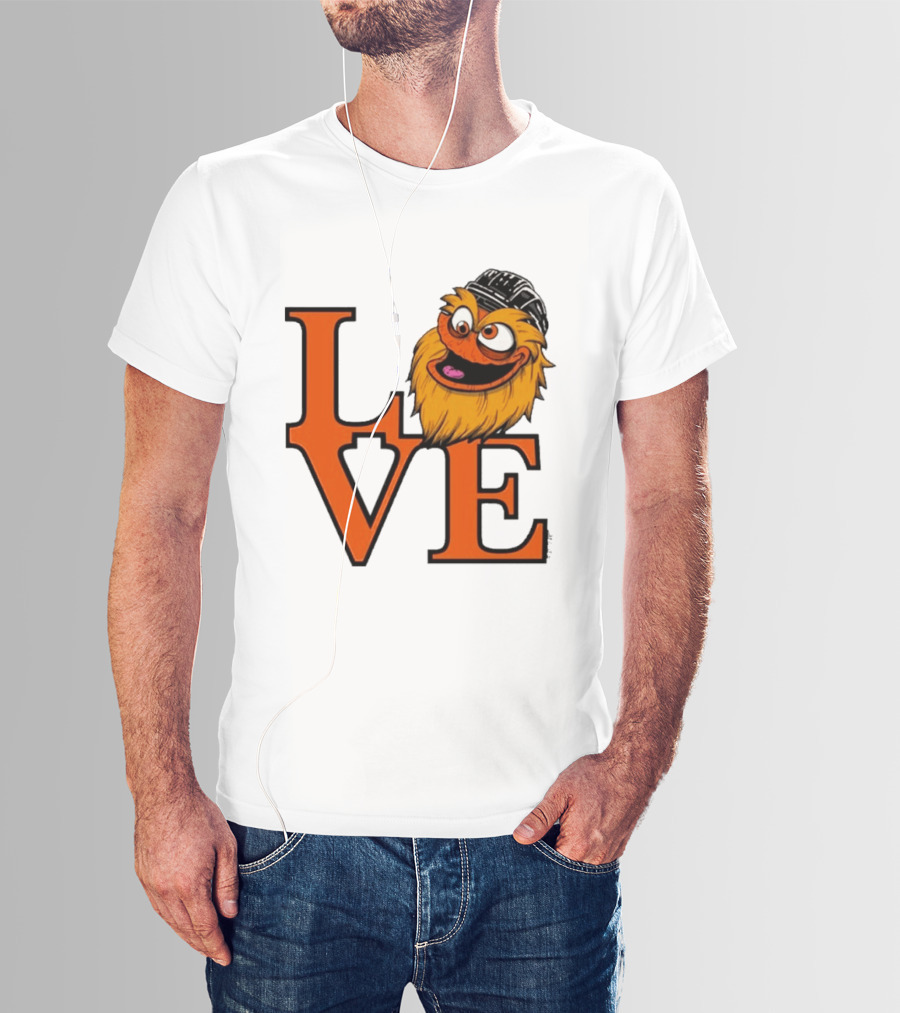 Philadelphia Flyers Gritty Love NHL Hockey 2026 T-Shirt