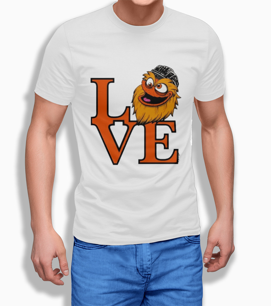 Philadelphia Flyers Gritty Love NHL Hockey 2026 T-Shirt