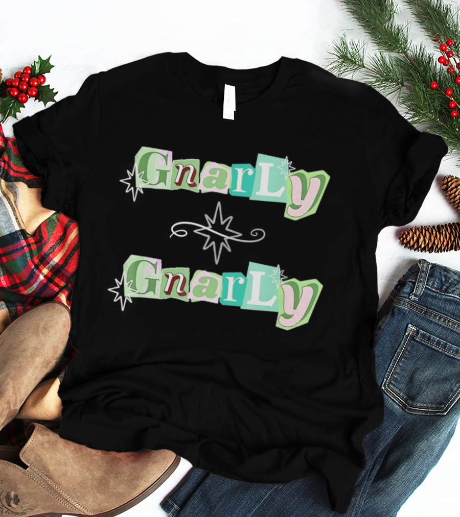 Gnarly Y2K Aesthetic Katseye Collage T-Shirt