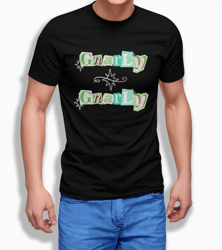 Gnarly Y2K Aesthetic Katseye Collage T-Shirt