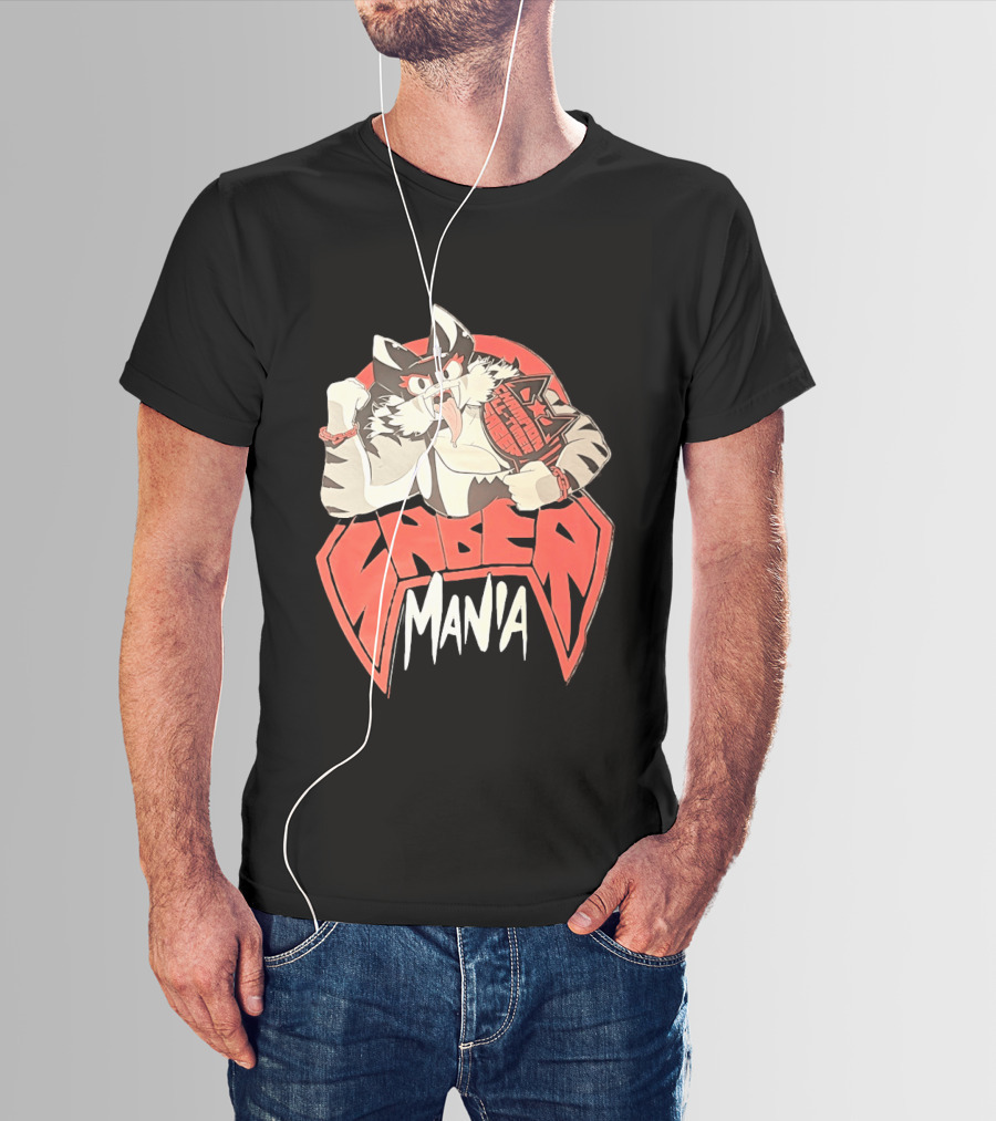 Ring Cats Saber Mania Wrestling Champion Feline T-Shirt